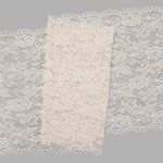Кружево бельевое эластичное 300 мм / 13.72 м, цв. C571 молочный