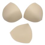 Бельевые чашечки для бюстгальтера треугольные б/уст., с равном. наполн., (8300), разм.40, 10 пар, 03-бежевый
