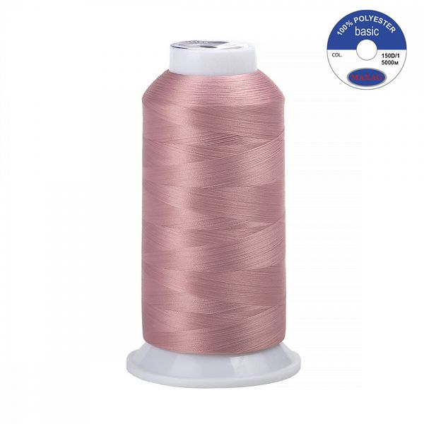 Нитки швейные текстурированные Max, 150D/1, 5000 м, 90г, 362 пудро-розовый