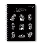 Тетрадь ученическая общая с двойной обложкой, (лицензия), A5 96 л. на гребне 65 г/м², белизна 100 %, 4 шт, клетка, 01208 Найти друга (Ёжик в тумане), Светоч Т117