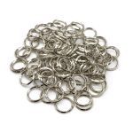 Кольцо для ключей и брелоков 22х4 мм, 815-001, никель, 100 шт