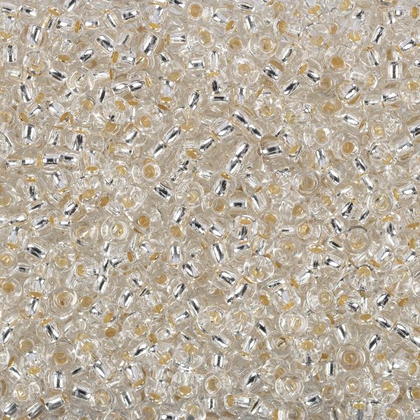 Бисер Preciosa 8/0 (2.9 мм), 500 г, 78102 (Ф663) прозрачный, 331-19001