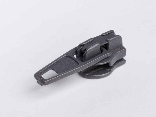 Слайдер (замок) для молнии спираль (цв.SBS) Т3 (3 мм), автомат, S-306 серый, уп.1000 шт