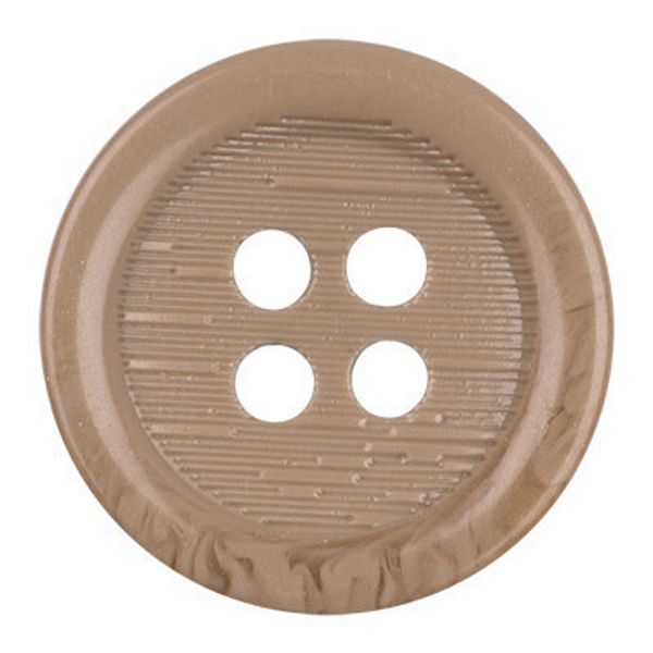 Пуговицы 4 прокола костюмные 15 мм, 12 шт, 294 бежевый, Blitz DRN 0046