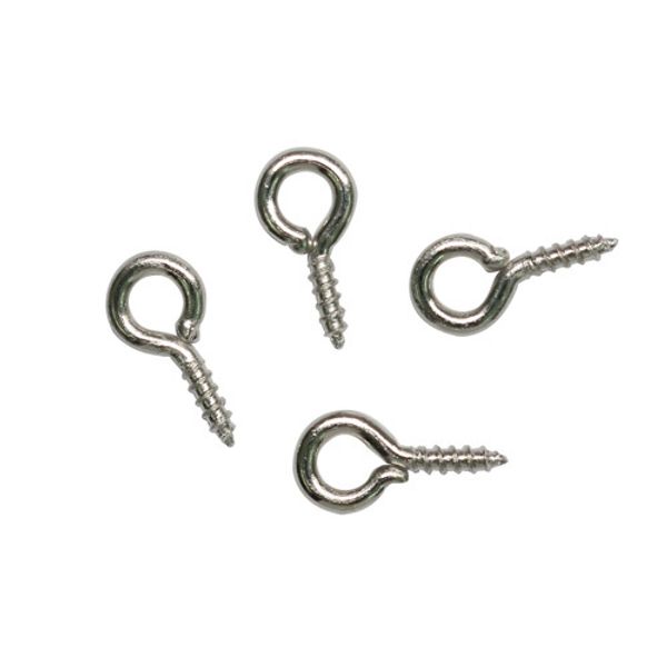 Штифты 10 мм винтовые, уп.4 шт, цв.никель