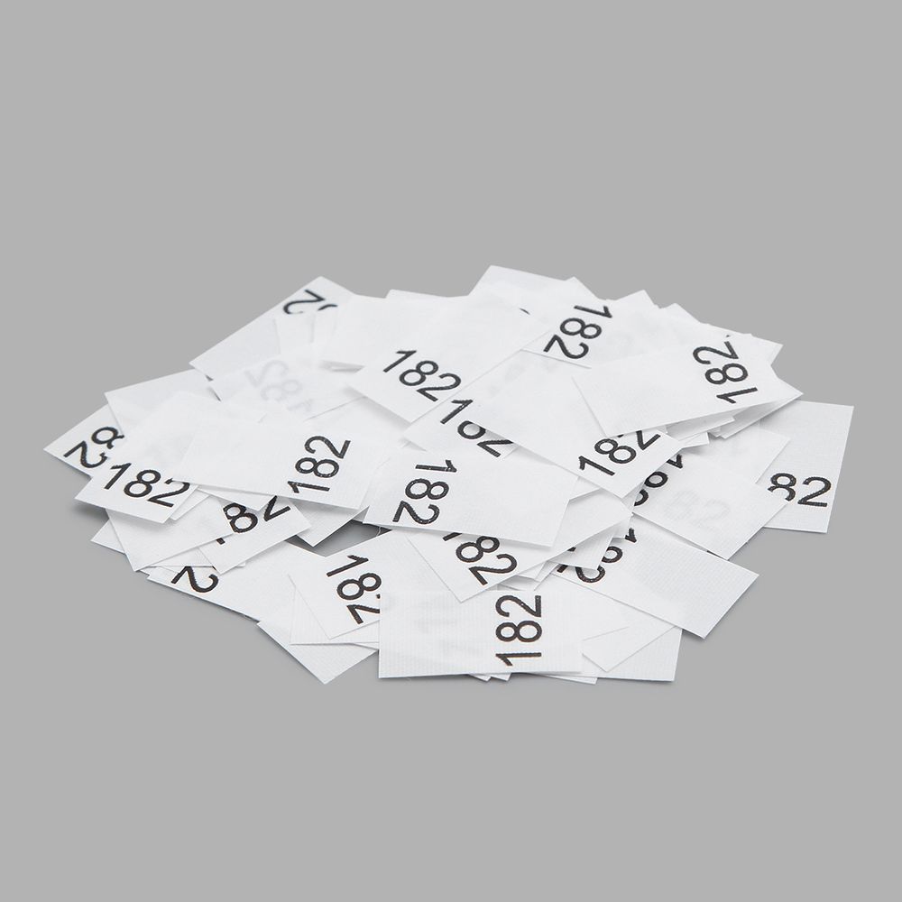 Этикетка-размерник, белый, 10х20 мм, упак./100 шт. (182)