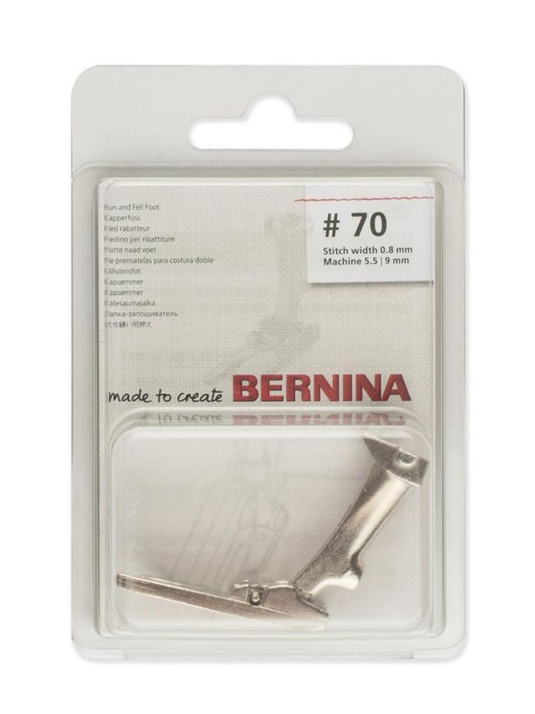 Лапка для швейной машины №70 запошиватель (4 мм), 008 488 73 00, Bernina, 1 шт