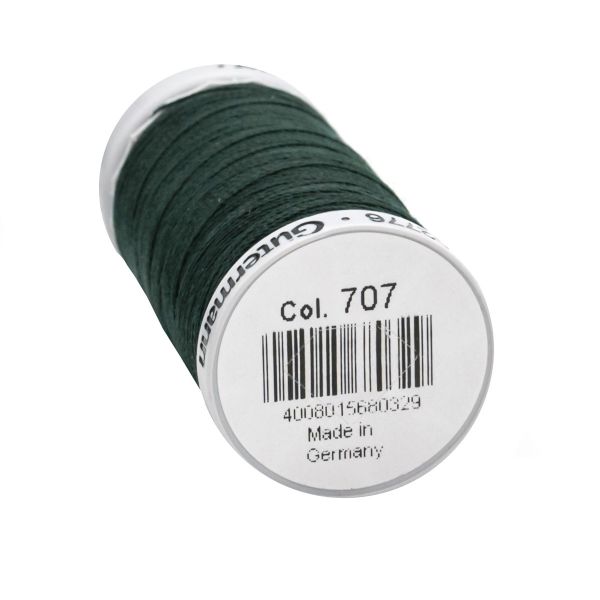 Нитки суперкрепкие Gutermann Extra Strong M782, 100м, 707 т.зеленый, 5 катушек