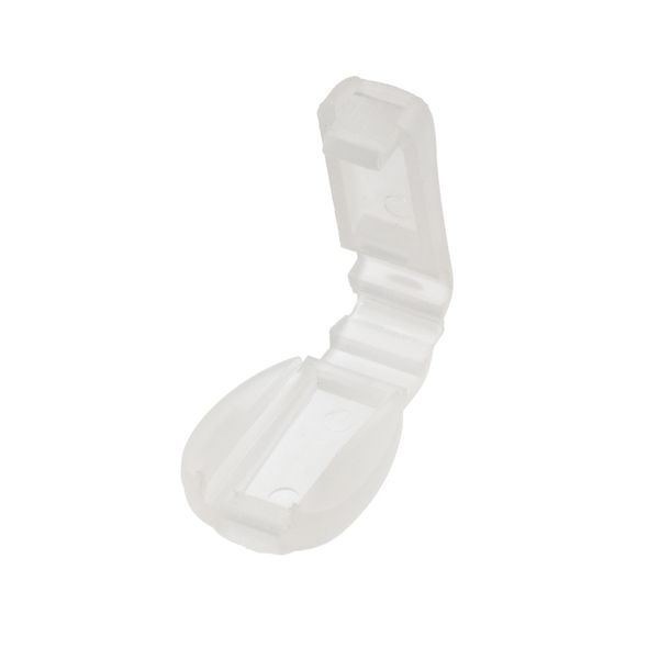 Наконечник для шнура пластик 22х12х8 мм, 1000 шт, прозрачный, Gamma 502-В