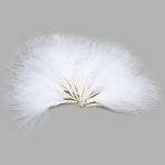 Перья декоративные 5-10см, 25 шт, H-81 белый