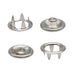 Кнопка рубашечная (джерси) открытая ⌀9.5 мм, ≈144 шт, МЕТАЛЛ, никель, NEW STAR