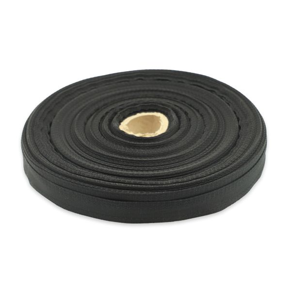Лента (тесьма) брючная 15 мм / 50 метров, С3281 (черный)