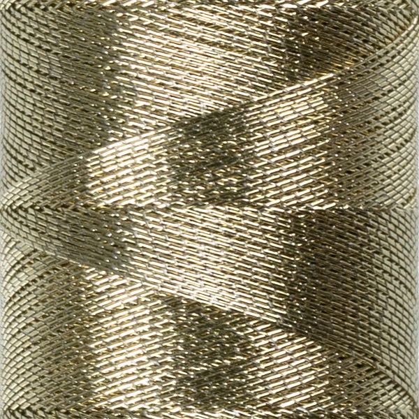 Нитки металлизированные Gamma 12х109 я 100 м, под св. золото