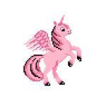 Набор для вышивания нитками Hobby&Pro Kids, Единорожка 19х19см