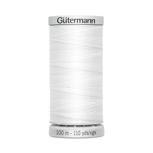 Нитки суперкрепкие Gutermann Extra Strong M782, 100м, _800 белый, 5 катушек