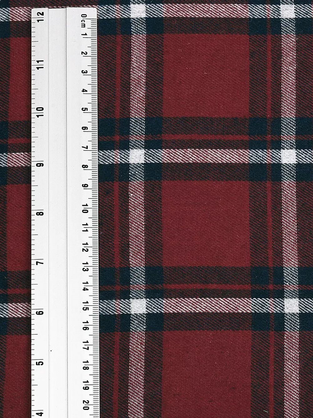 Фланель рубашечная 150 г/м², 150 см / 2 метра, арт.Fl.T310.3 цв.3 красный