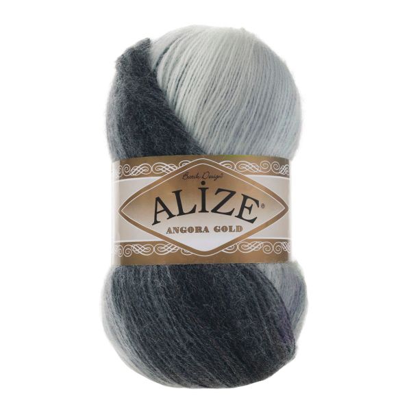 Пряжа Alize (Ализе) Angora Gold Batik / уп.5 мот. по 100 г, 550м, 1900 секционный A