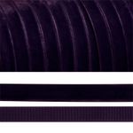 Лента бархатная (тесьма) 10.0 мм / 20±1 метров, LB1059 нейлон т.фиолетовый