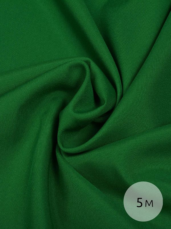 Габардин 150 г/м², 150 см / 5 метров, TBYGab-150243, F243 ярк.зеленый