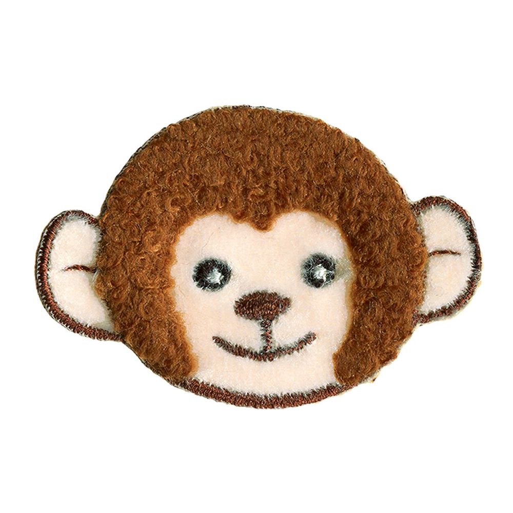 Термоаппликация Голова обезьяны цв. бежевый/кор, Prym