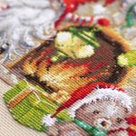 Набор для вышивания нитками Чудесная игла, В ожидании Рождества, 22х22 см