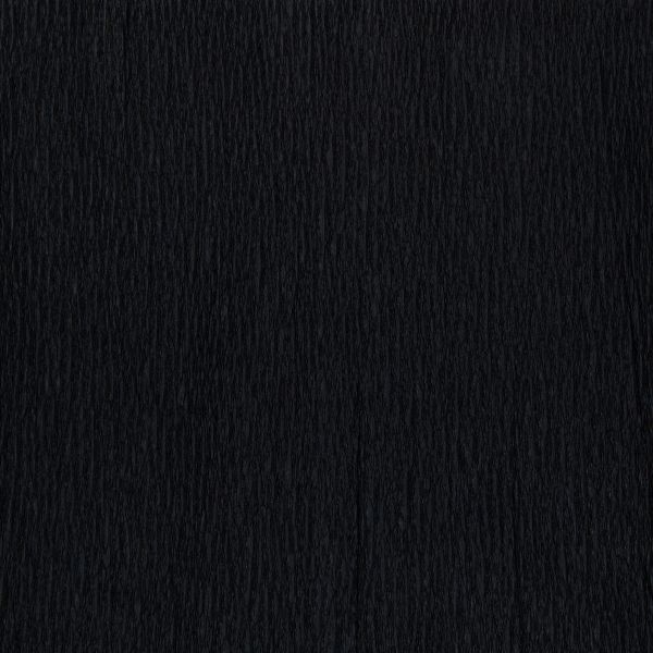 Бумага гофрированная (креповая) 20 г/м², 5 шт по 50 см / 2 метра, 19 черный, Blumentag REP-43