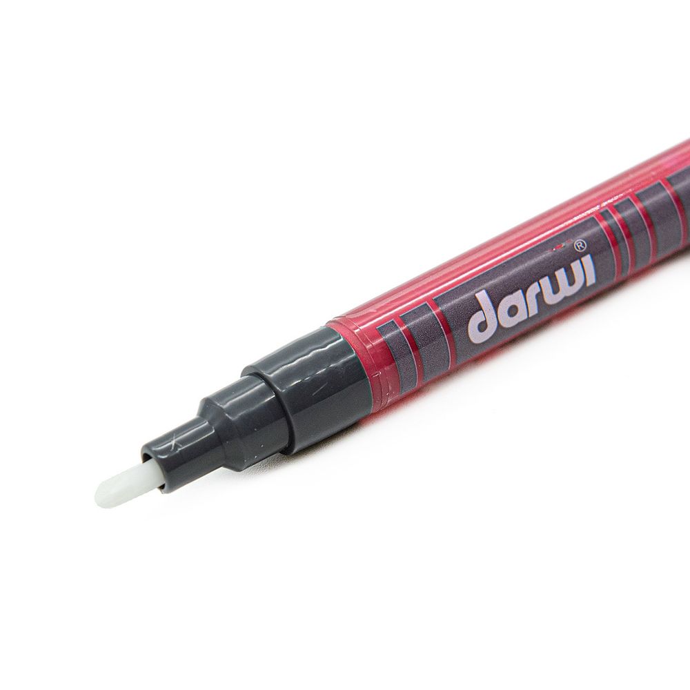 Маркер акриловый Darwi Opak, 1мм, укрывистый, 421 темный кармин