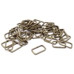 Рамка прямоугольная металл 26 мм /31х18 мм, ⌀2.5 мм/, латунь, 50 шт, 2AR042