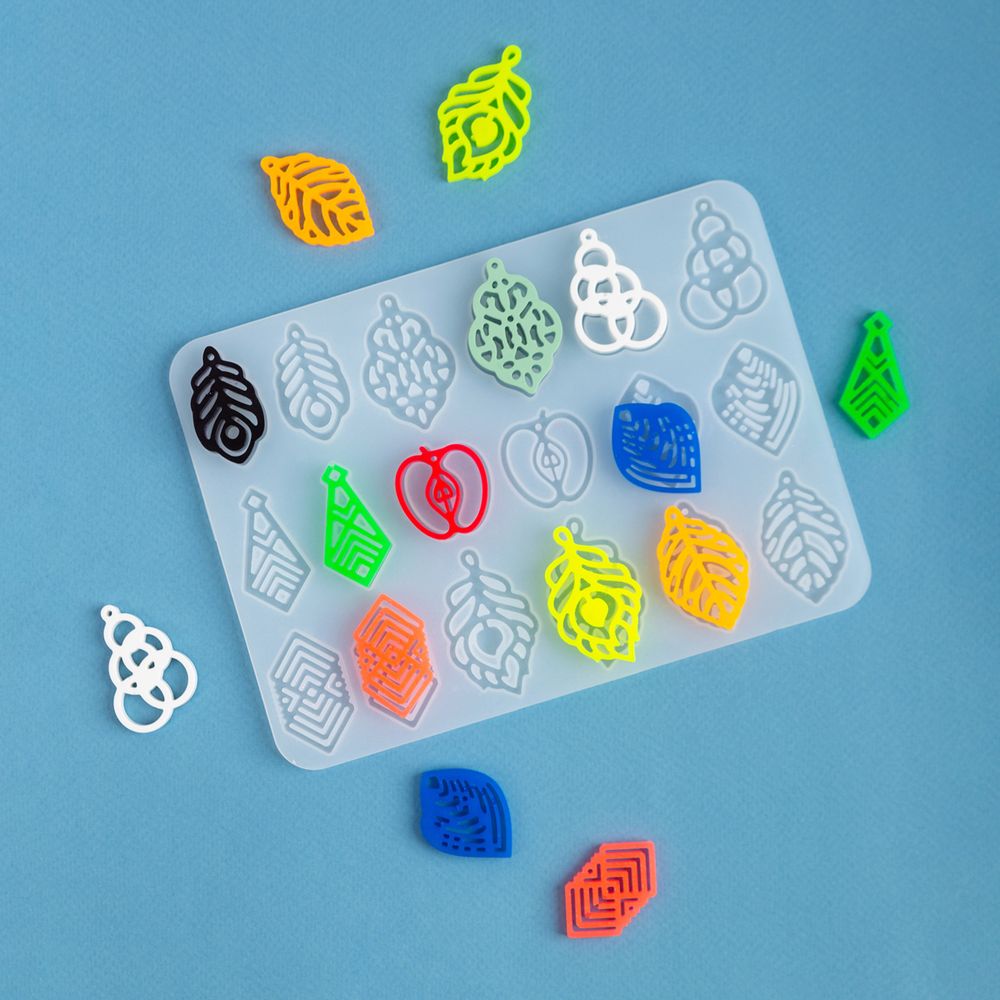 Форма силиконовая для эпоксидной смолы 01, Love2art SMER-08