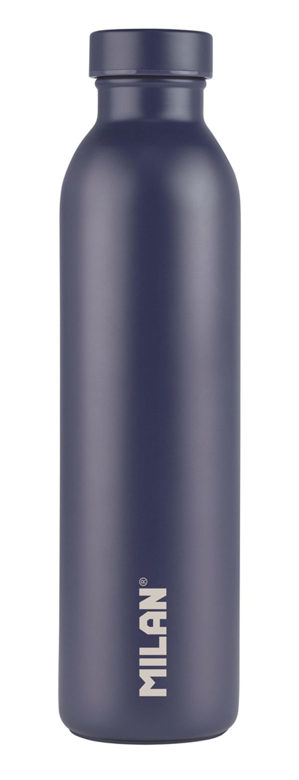 Бутылка металлическая для напитков 591 мл, голубой, Milan 643020B