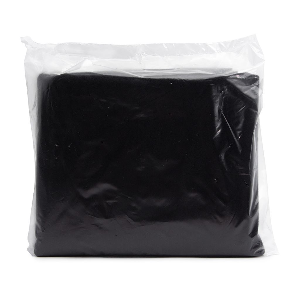 Петельное полотно велкроткань мягкая 250 г/м², шир.150 см / 1 метр, 100% нейлон, черный, 8203-0021