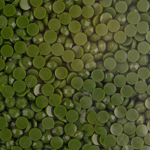 Стразы неклеевые акрил 2.5 мм, 100 г (10х10 г), /РП/, №0090 св-хаки, Zlatka OZM