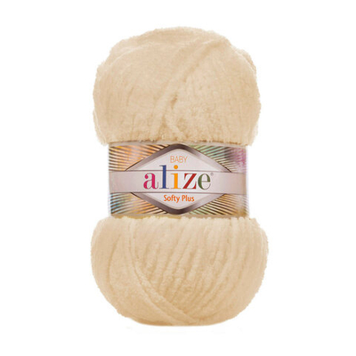 Пряжа Alize (Ализе) Softy Plus / уп.5 мот. по 100 г, 120м, 310 шампань A