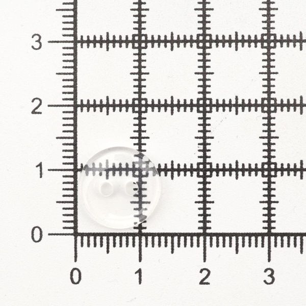 Пуговицы 2 прокола 20L, 13 мм, (clear (прозрачный)), CB-K-15, 144 шт