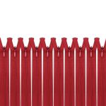 Молния потайная (скрытая) Т3 (3 мм) 1 зам., н/раз., 50 см, алый, 31280 / 50, 10 шт