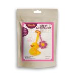 Набор для вязания игрушки Miadolla AMG-MN-0152, Уточка и цветок, 7 см