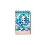 Блокнот на гребне A7 (70х100 мм) 40 л. 12 шт, клетка, Маленькая страна 01192, Светоч Б114