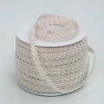 Тесьма отделочная 8мм / 40м (02 молочный), 07-8021