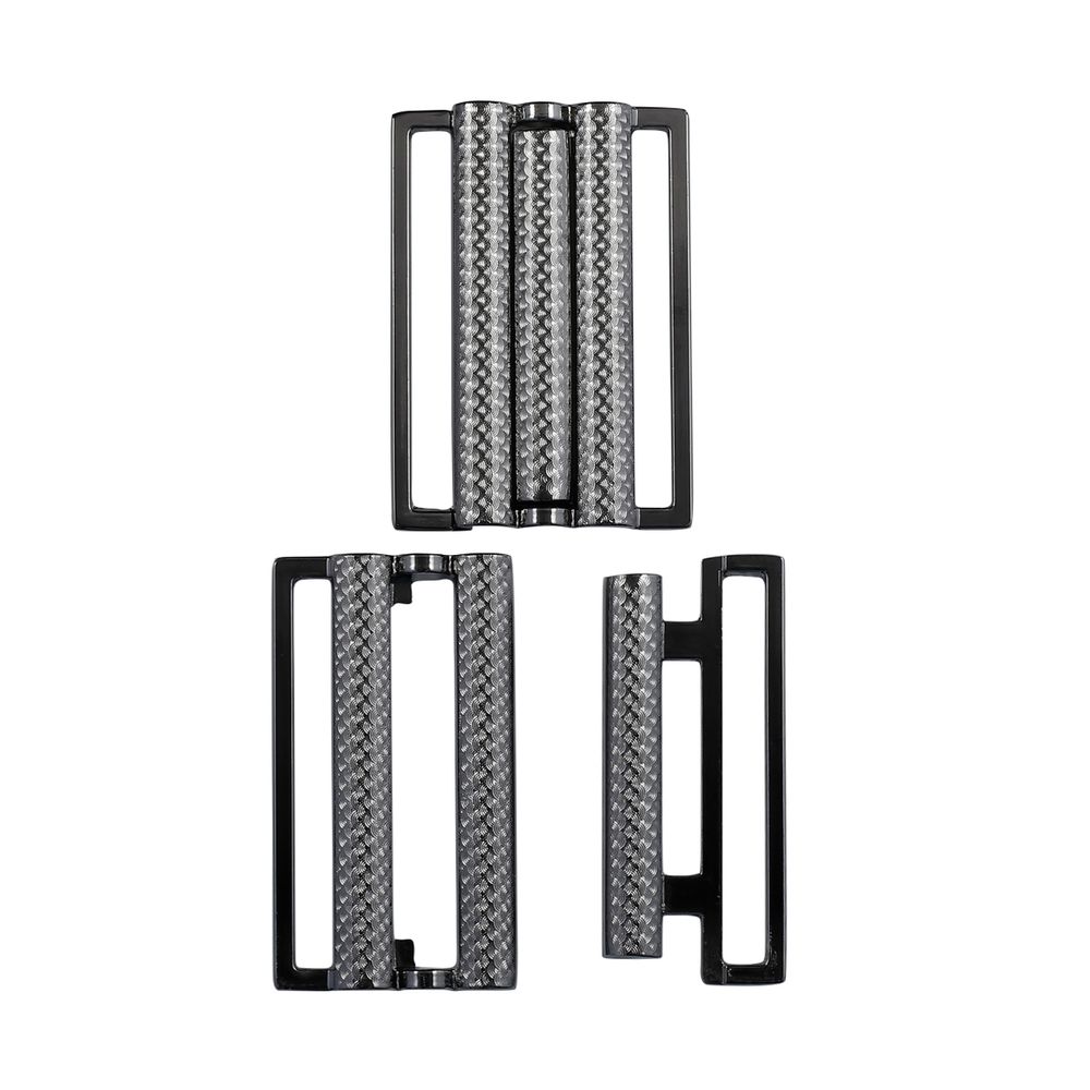 Пряжка-застежка 50.5 мм (внешн. 56х39 мм), 4 шт, чер.никель, BIG