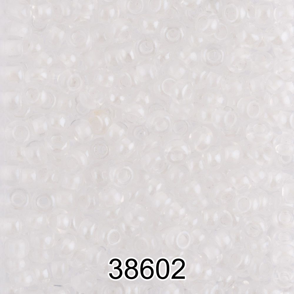 Бисер Preciosa круглый 10/0, 2.3 мм, 500 г, 38602 (Ф254) белый