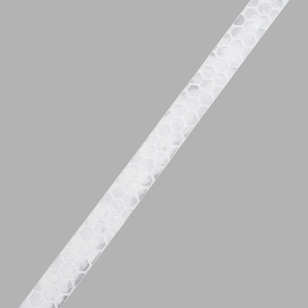 Лента светоотражающая самоклеящаяся 10.0 мм / 8 метров, белый, 6830-0033