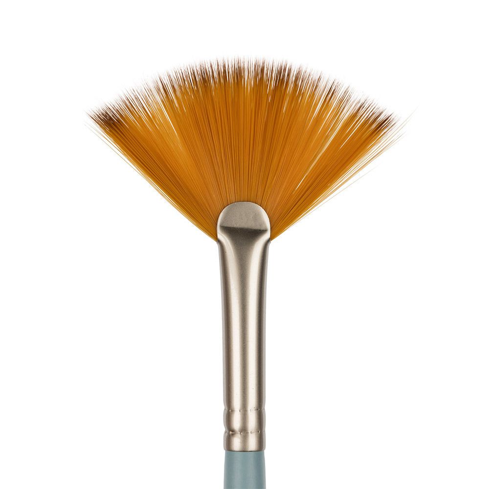 Кисть синтетика №08 веерная, 10 шт, короткая ручка, Vista-Artista 50235-08