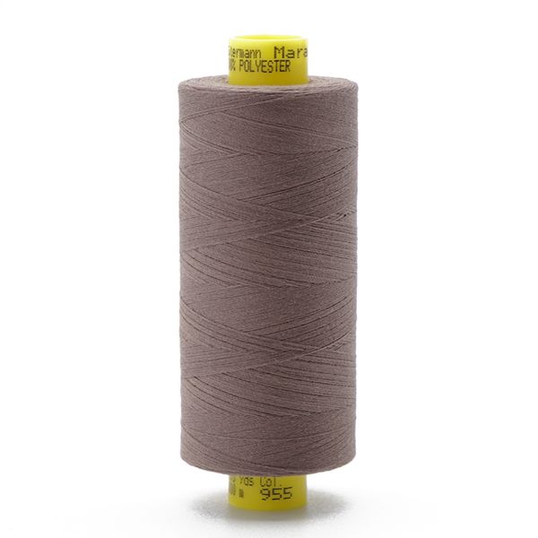 Нитка особо тонкая Gutermann Mara №150 (150/2), 1000 м, 713953, цв. 955 капучино, 1 катушка