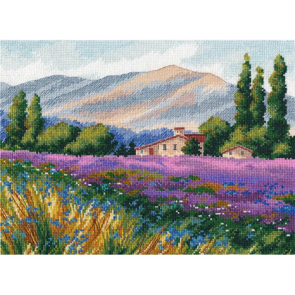 Набор для вышивания нитками Овен, Душа Прованса 27х20см