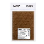 Плюш (ткань) Peppy 02 PEVD 309 г/м², 48х48 см, 39 коричневый