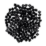 Бусины акрил 7х8 мм, 25 г (155±5 шт), 198 черный, Zlatka ARO