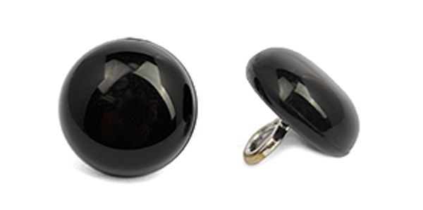 Пуговицы на ножке пластик XY.20 цв.002 черный 16L-10мм, 50 шт