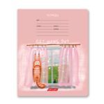 Тетрадь ученическая школьная, выборочный лак, A5+ 18 л. на скобе 65 г/м², белизна 100%, 20 шт, клетка, 000706 Жизнь кота Абрикоса, Светоч 18ТЕТк-003