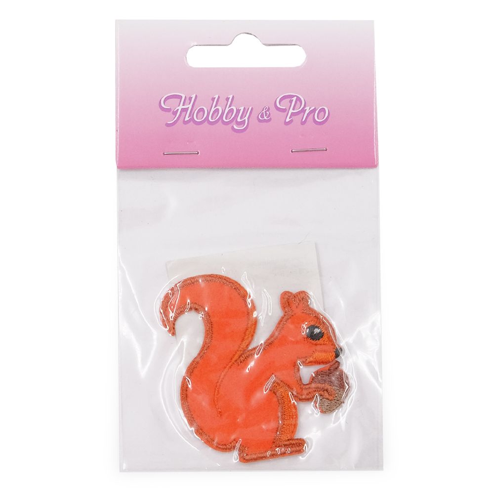 Термоаппликация Белочка, 5х5см, Hobby&Pro