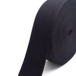 Стропа (ременная лента) 60 мм, 30 м, толщ. 1.0 мм, [37.9 г/пог.м], 100% п/э, 005 черный